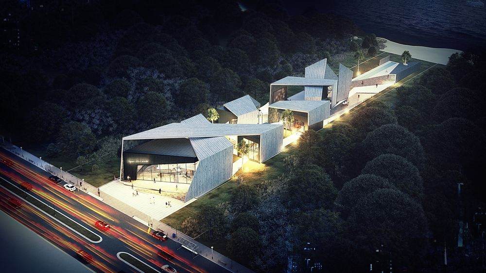 Details and images of Aqua Sport Complex , Commercial architecture project, which is concept. design and development in 2019 by MRK Office.
