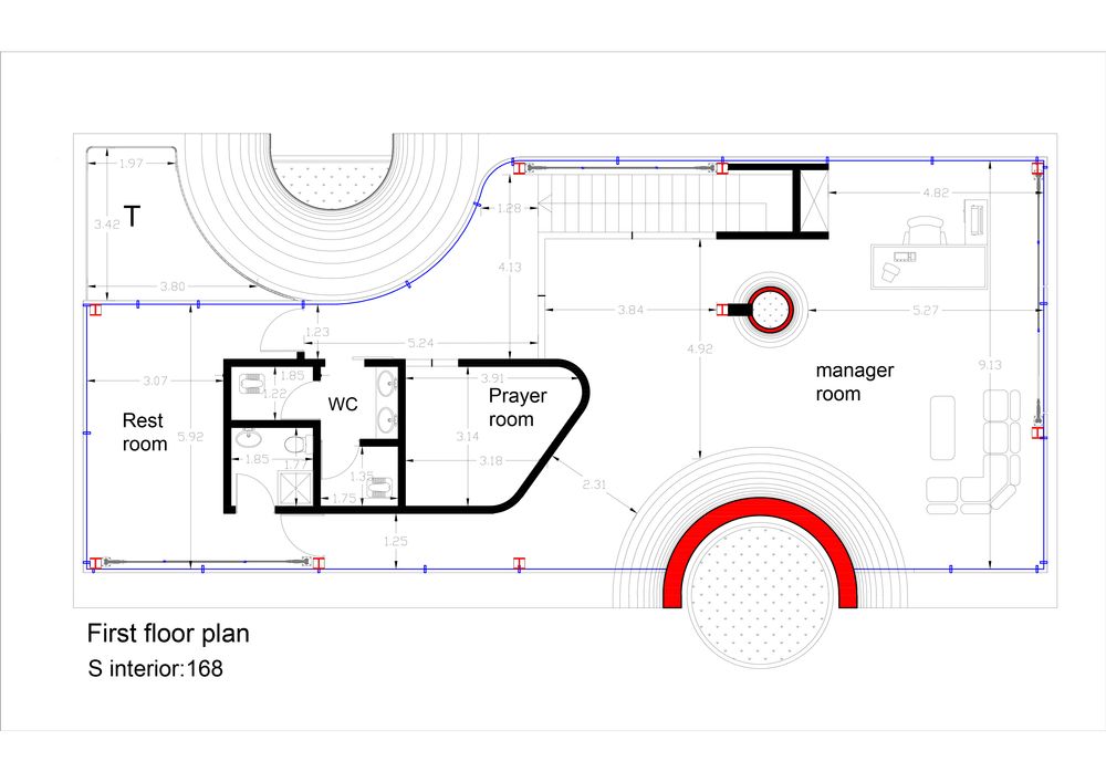 picture no. 18 of Arka Headquarters Building project, designed by Mohammad Reza Kohzadi