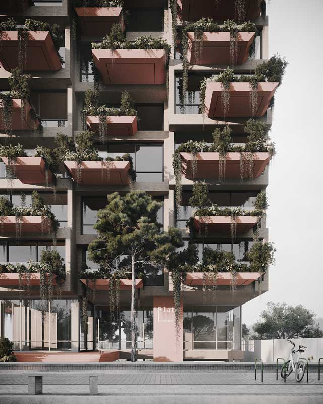 picture no. 13 of Hyrcanian Tower project, designed by Mohammad Reza Kohzadi