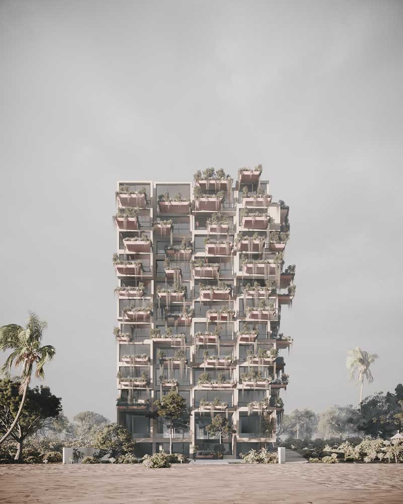 picture no. 17 of Hyrcanian Tower project, designed by Mohammad Reza Kohzadi