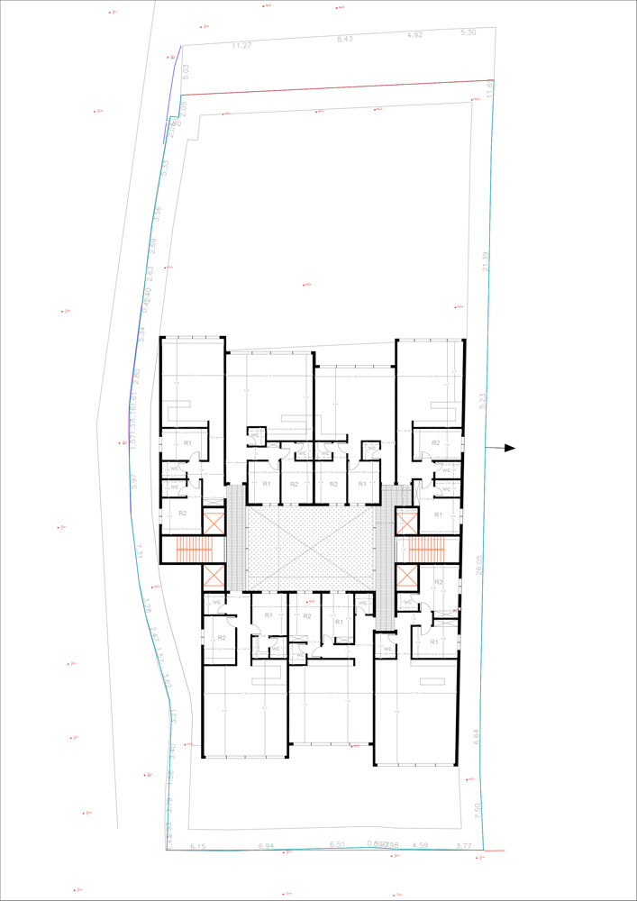 picture no. 21 of Hyrcanian Tower project, designed by Mohammad Reza Kohzadi