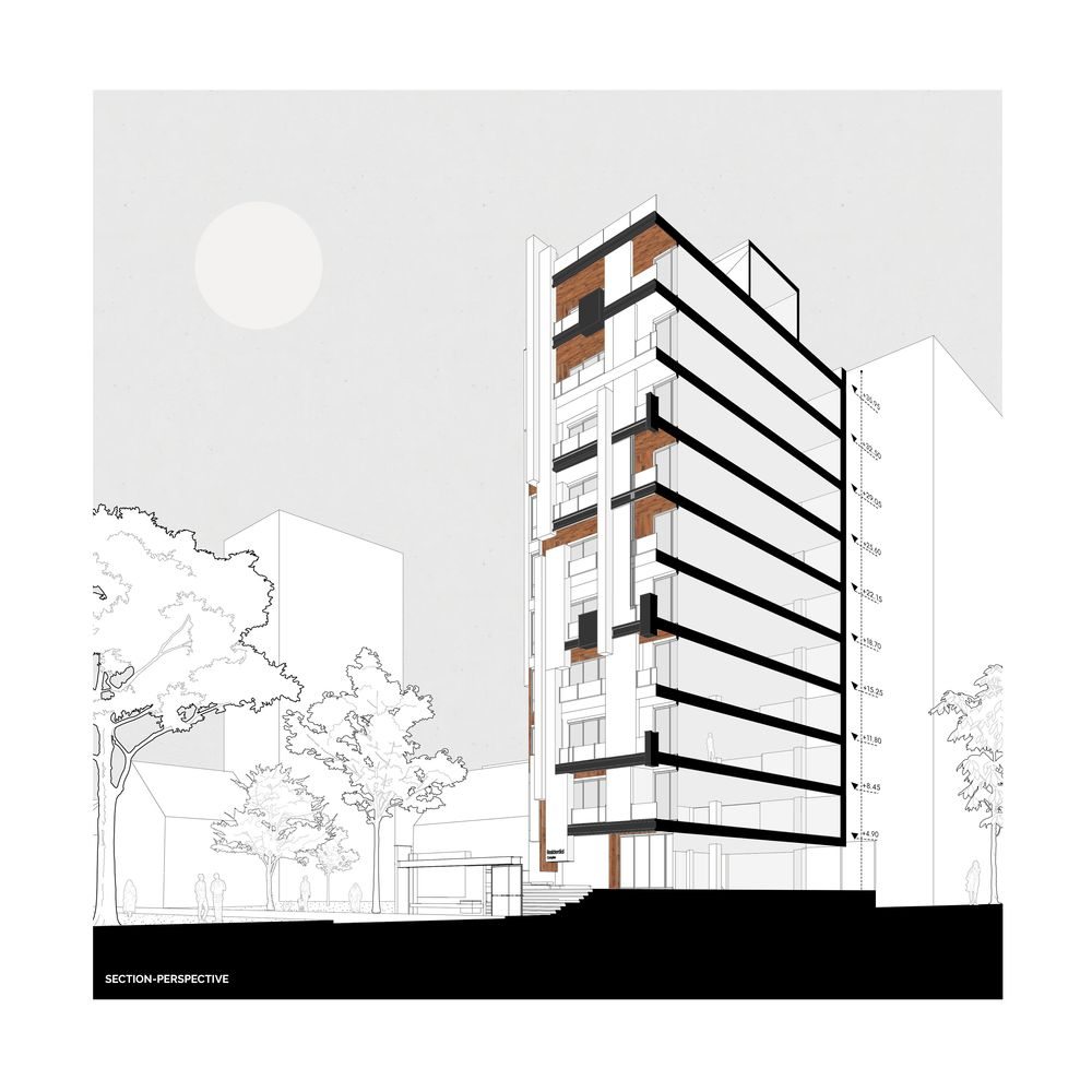 picture no. 12 of Lines Residential Complex project, designed by Mohammad Reza Kohzadi
