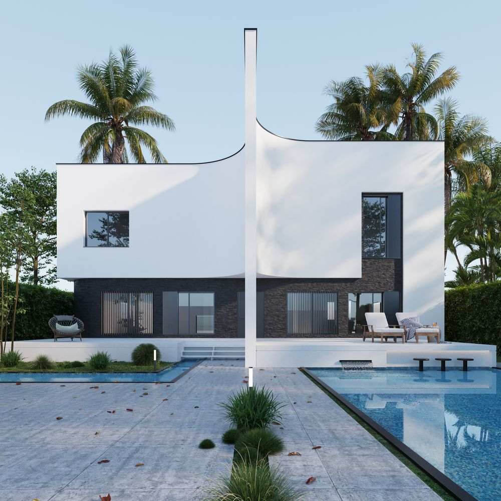 Details and images of No.23 Villa , Renovation architecture project, which is concept . design and development in 2021 by MRK Office.