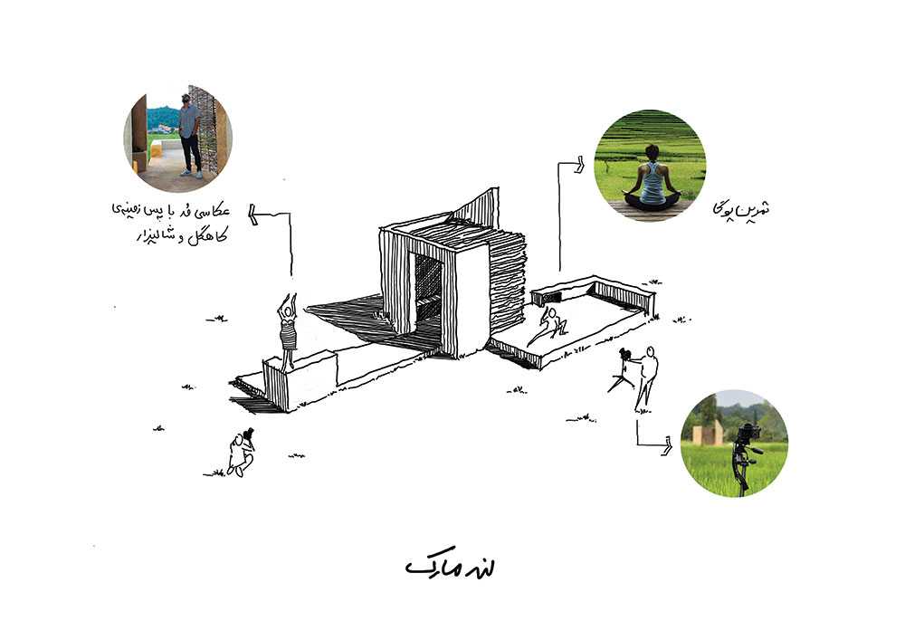 picture no. 4 of Pordarom Ecotourism Complex project, designed by Mohammad Reza Kohzadi