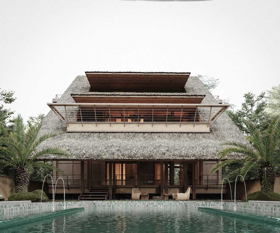 Details and images of Rana House , Villa architecture project, which is concept. design and development in 2024 by MRK Office.