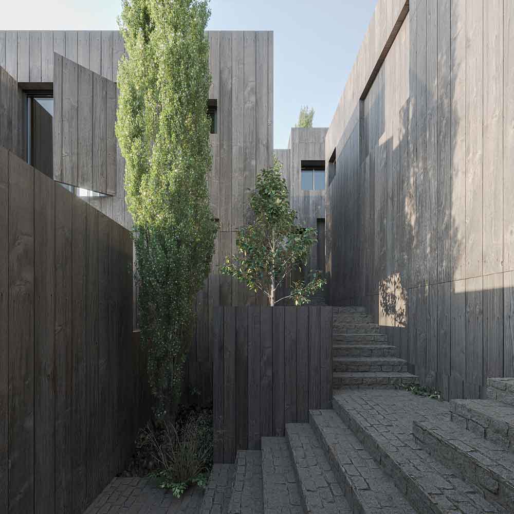 picture no. 13 of Sepidar Residential Complex project, designed by Mohammad Reza Kohzadi