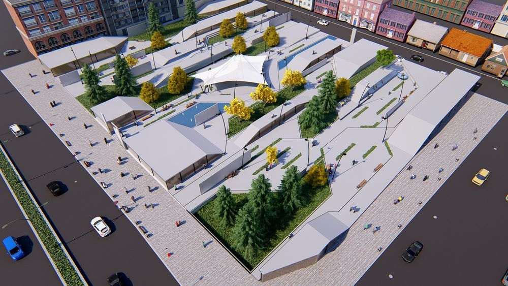 Details and images of Shahsavar Park , public space architecture project, which is concept. design and development in 2018 by MRK Office.