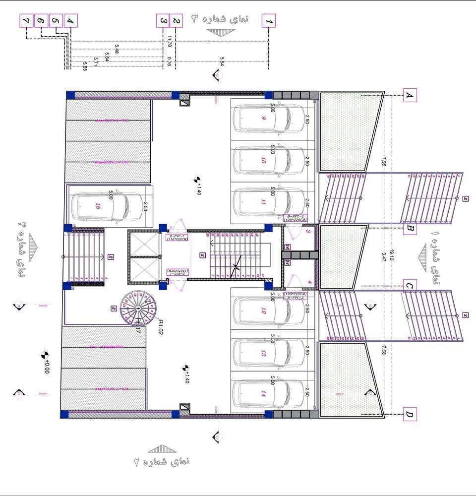 picture no. 17 of Slash Apartment project, designed by Mohammad Reza Kohzadi
