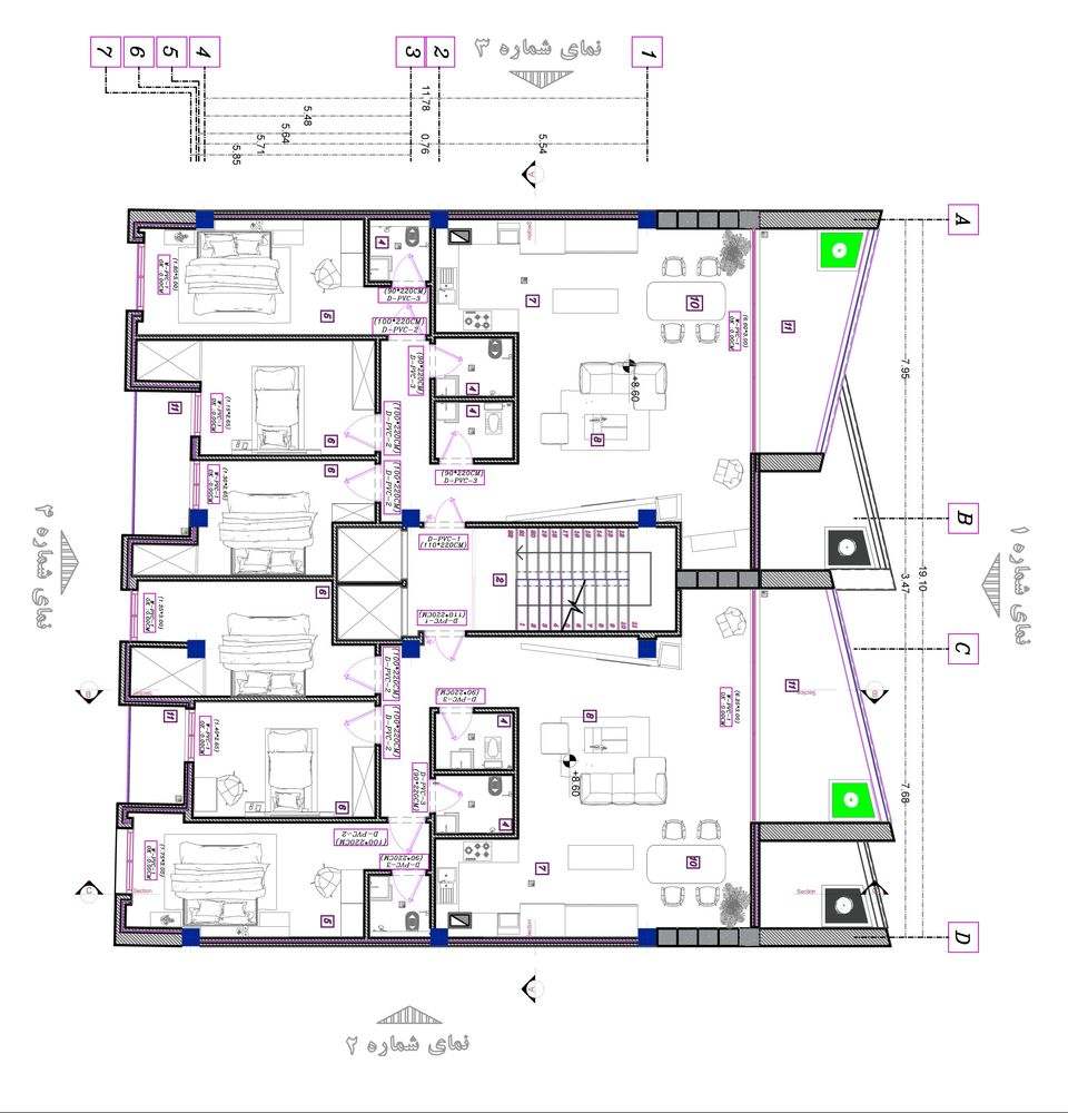 picture no. 19 of Slash Apartment project, designed by Mohammad Reza Kohzadi