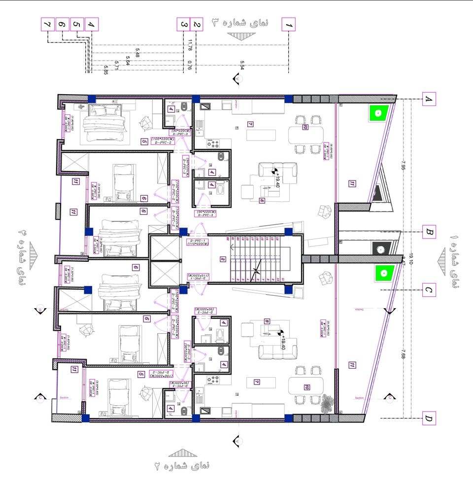 picture no. 22 of Slash Apartment project, designed by Mohammad Reza Kohzadi