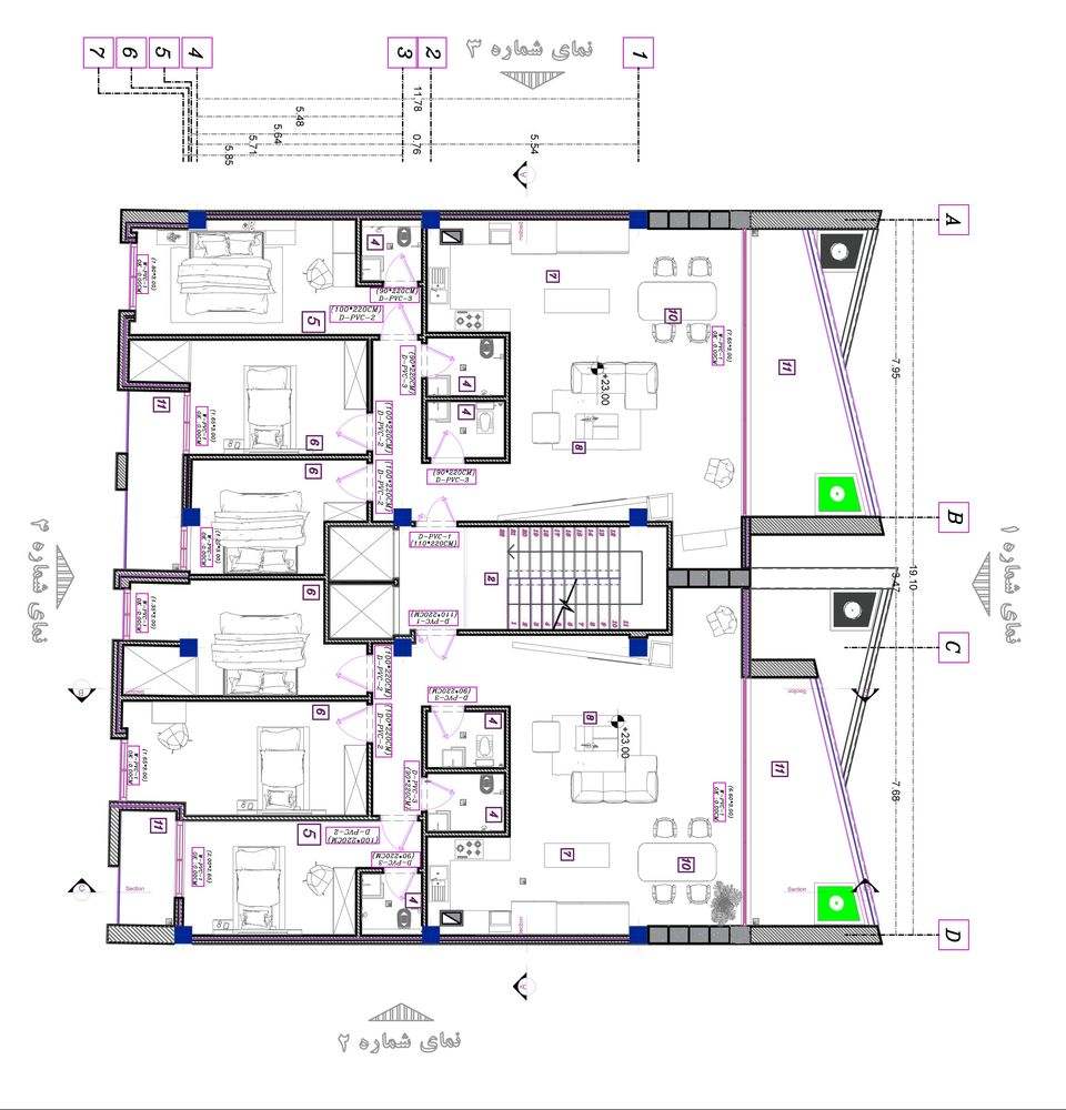 picture no. 23 of Slash Apartment project, designed by Mohammad Reza Kohzadi