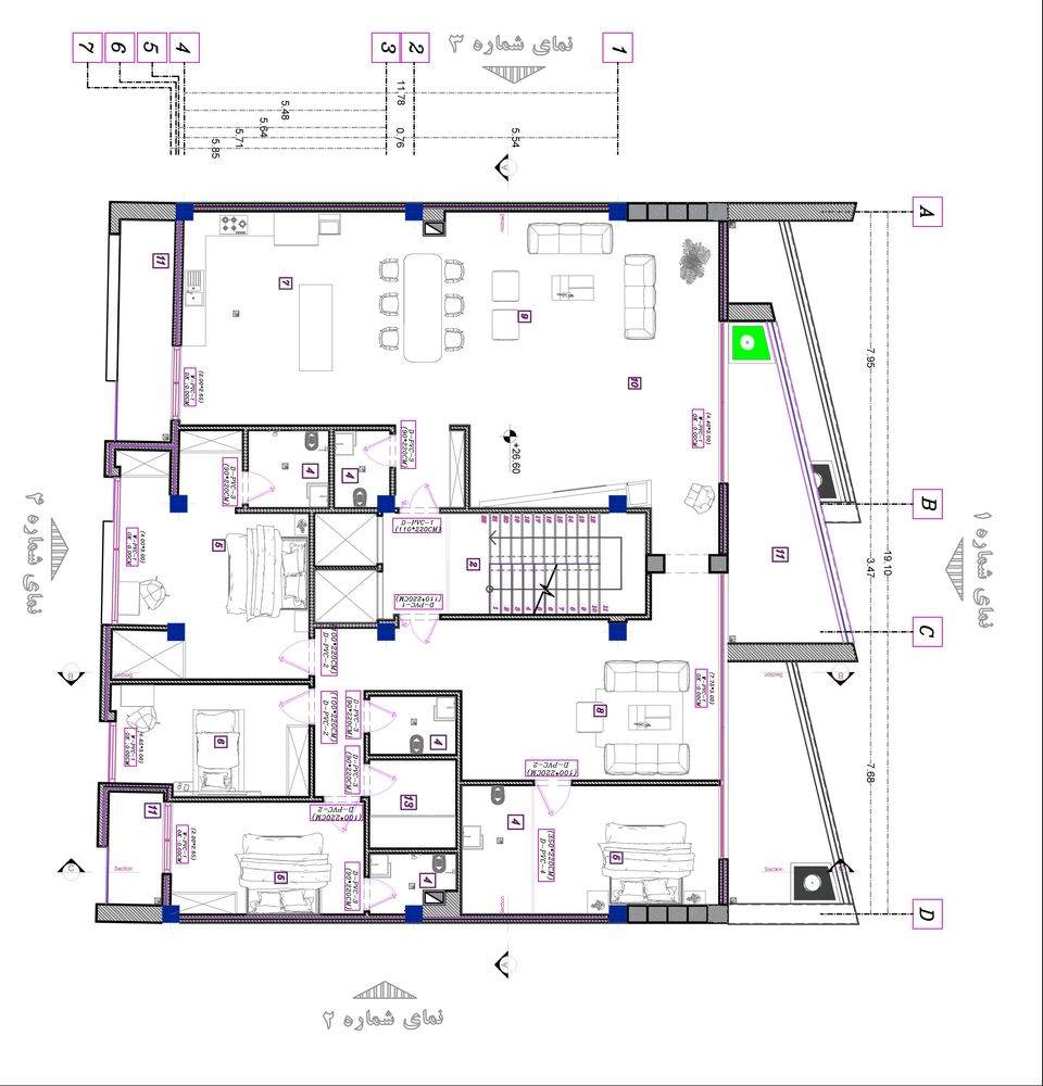 picture no. 24 of Slash Apartment project, designed by Mohammad Reza Kohzadi