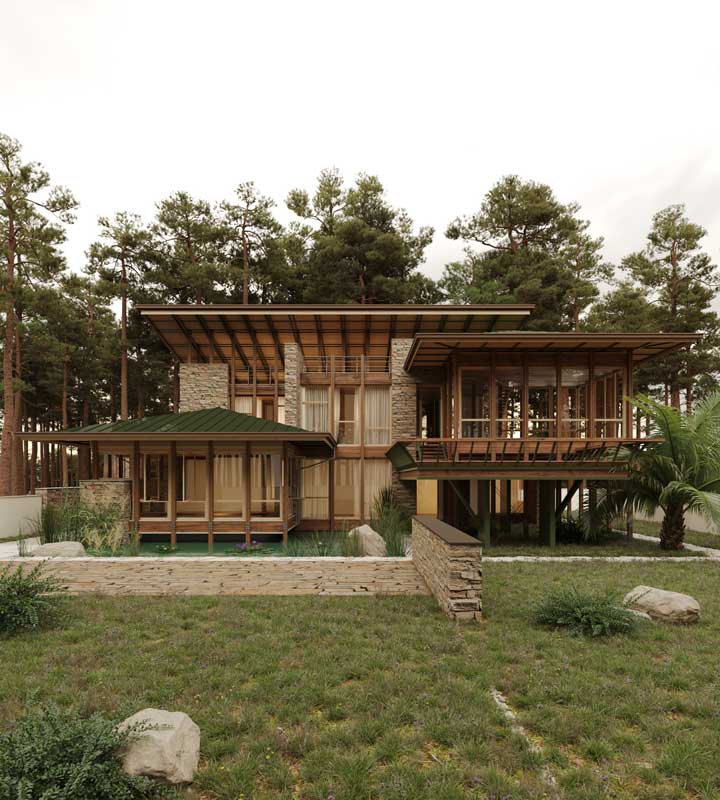 Details and images of Telar House , Villa architecture project, which is concept. design and development in 2024 by MRK Office.