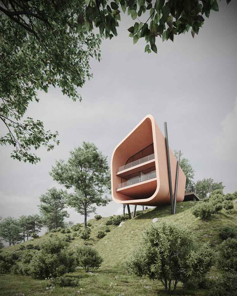 Details and images of VanDar Villa , residential architecture project, which is concept. design and development in 2024 by MRK Office.