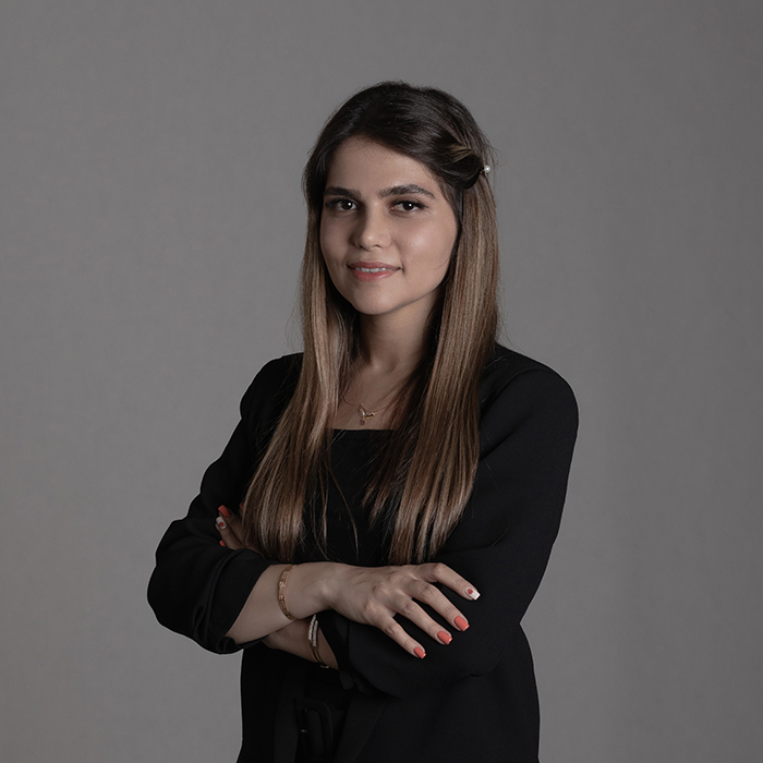 Elham Alavi, smiling
