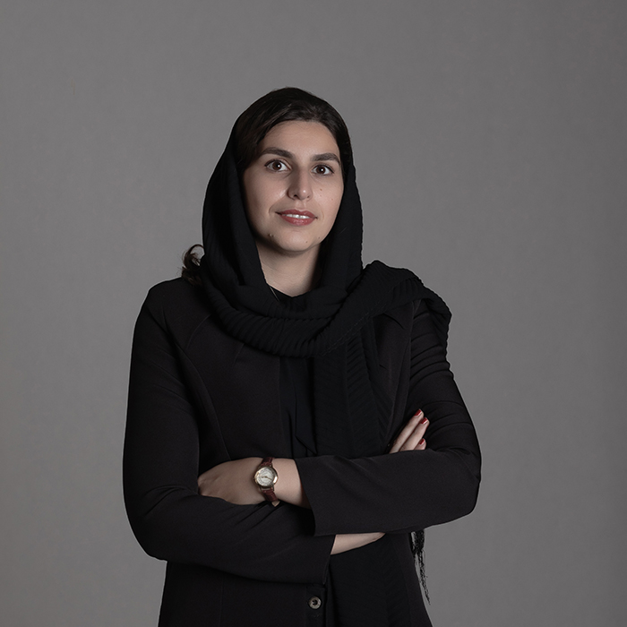 Mina Chamani, smiling