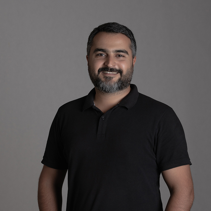 Mohammadreza Kohzadi, smiling